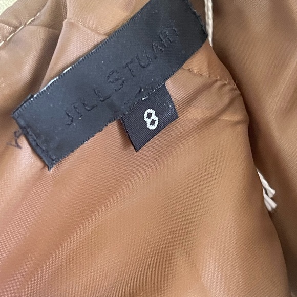 VINTAGE JILL STUART GOLD METALIC SKIRT - Picture 9 of 14